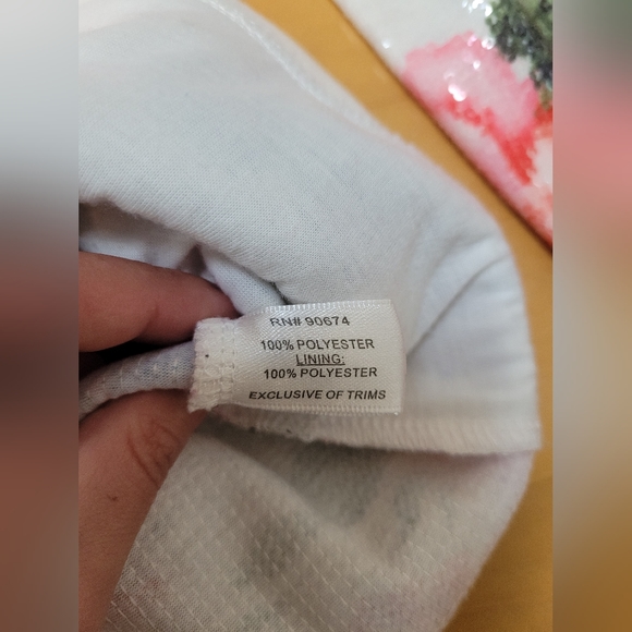 Boston Proper Brand Women's Sequin Floral Zip Up Jacket Size XL - Picture 5 of 8